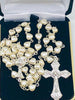 Rosary with heart shaped beads and Chalice - Unique Catholic Gifts