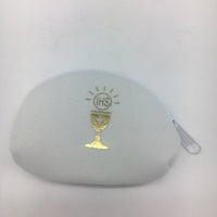 Communion Zippered Pouch (White) - Unique Catholic Gifts