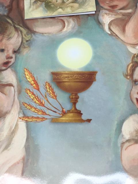 Holy First Communion Angels Gift Bag (Large)12" x 15" x 5" - Unique Catholic Gifts