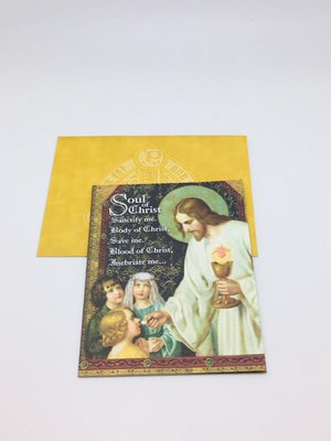 Holy First Communion Greeting Card - Unique Catholic Gifts