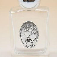 Pope John Paul II Glass Holy Water Bottle (3.35 x 1.6") - Unique Catholic Gifts