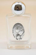 Pope John Paul II Glass Holy Water Bottle (3.35 x 1.6") - Unique Catholic Gifts