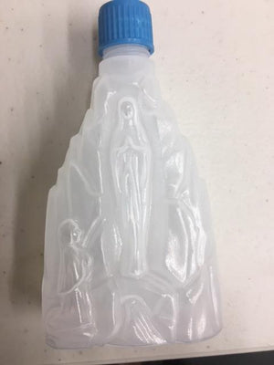 Our Lady of Lourdes Holy Water Bottle (plastic) - Unique Catholic Gifts