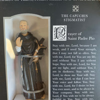 Padre Pio Figurine Statue 4" - Unique Catholic Gifts