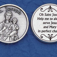St. Joseph Italian Pocket Token Coin - Unique Catholic Gifts