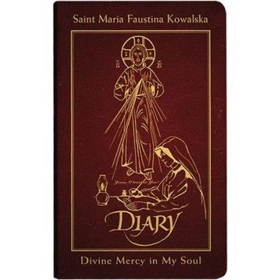 Diario de Santa Maria Faustina Kowalska - La Divina Misericordia en mi alma. (Cuero-Burgundy)) - Unique Catholic Gifts