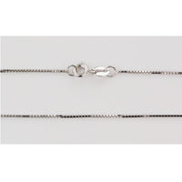Sterling Silver Box Chain 16" - Unique Catholic Gifts