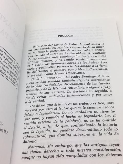 San Antonio de Padua by Alfoso Salvini O.S.B - Unique Catholic Gifts