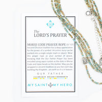 The Lord's Prayer Morse Code Prayer Rope - Unique Catholic Gifts