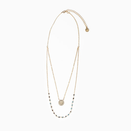 Gold Blessing and Grace Necklace - Unique Catholic Gifts