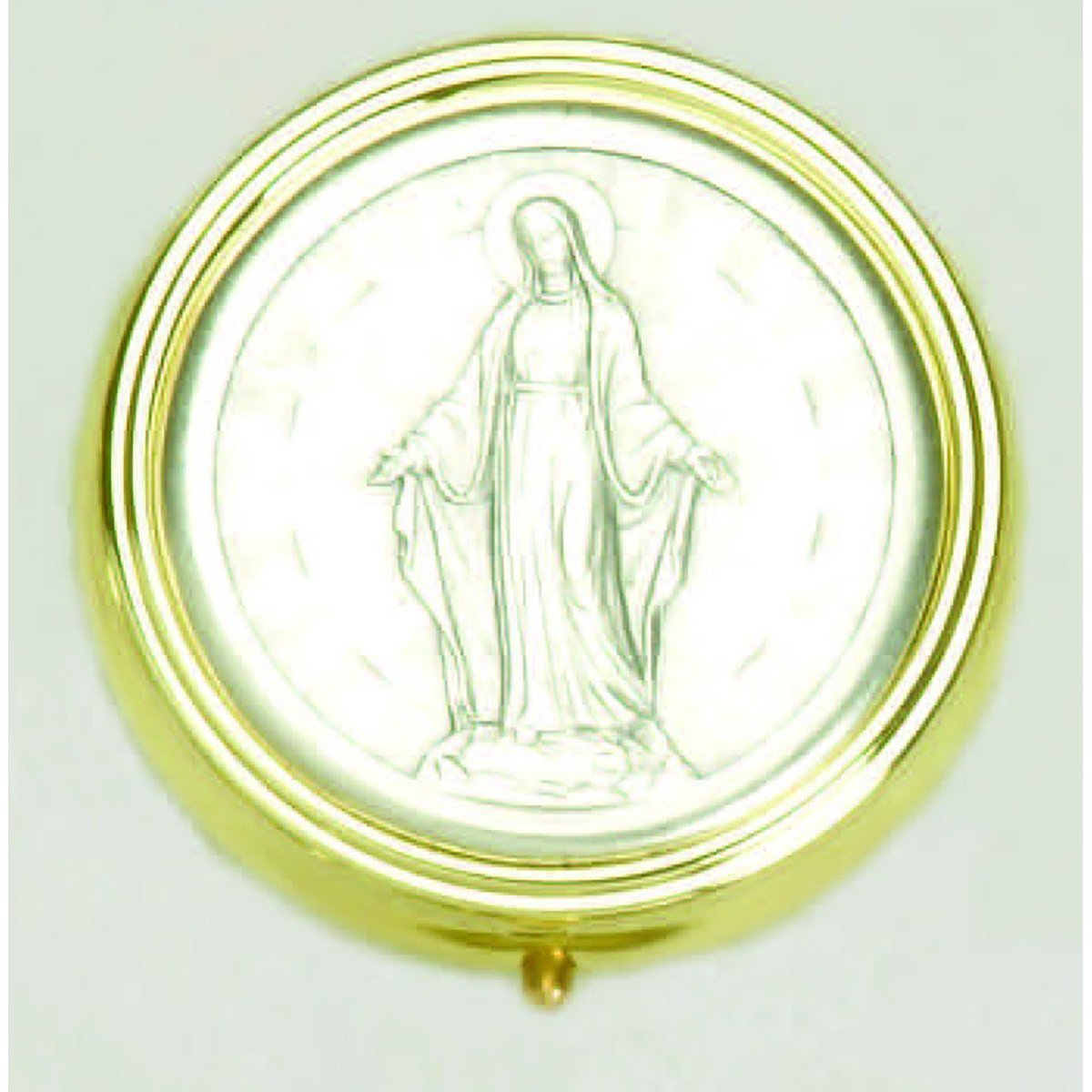 Our Lady of Grace Pyx (Large) - Unique Catholic Gifts