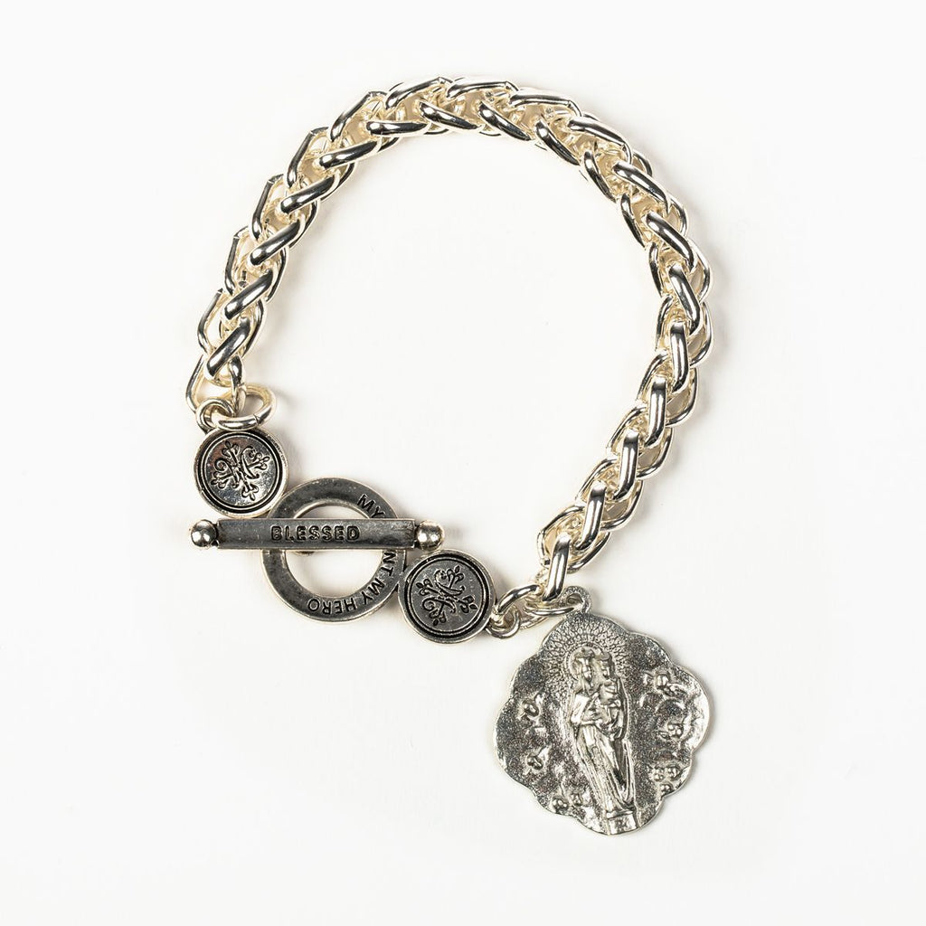 Queen of Heaven Bracelet Silver - Unique Catholic Gifts