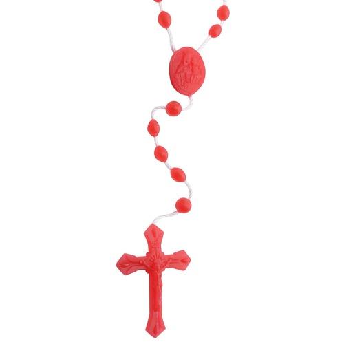 Red Plastic Rosary - Unique Catholic Gifts