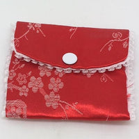 Soft Satin Rosary Pouch (Red) - Unique Catholic Gifts