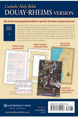 Douay-Rheims Bible (Quality Paperbound) Holy Scripture - Unique Catholic Gifts