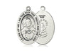 Scapular Oval Medal (1 x 5/8") - Unique Catholic Gifts