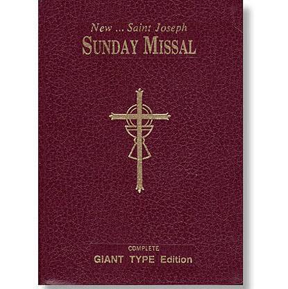 St. Joseph Sunday Missal (Large Type) - Unique Catholic Gifts