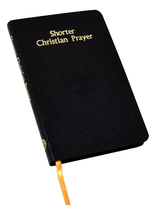 Shorter Christian Prayer (Black Leather) - Unique Catholic Gifts