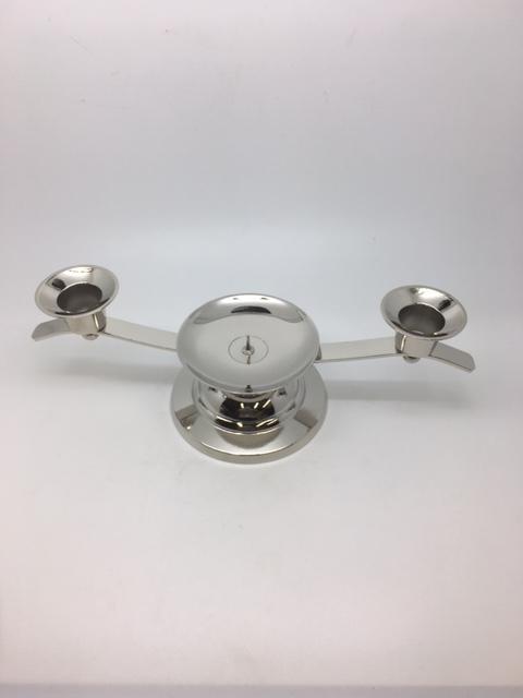 Wedding Unity Candle Brass Silver. - Unique Catholic Gifts