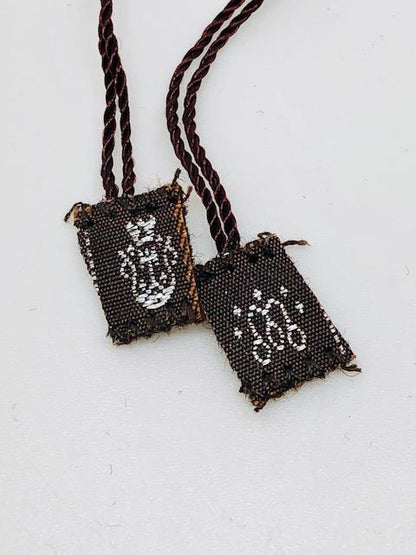 Brown Scapular 1/2" cloth - Unique Catholic Gifts