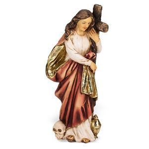 St Mary Magdelene Hand Painted Solid Resin Statue (4