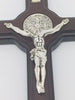 Wood St. Benedict Wall Crucifix (8") - Unique Catholic Gifts