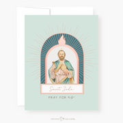 St. Jude Novena Card | Mint Green - Unique Catholic Gifts