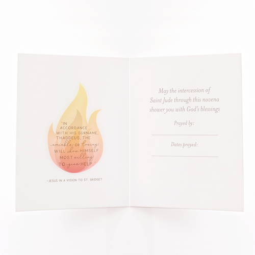 St. Jude Novena Card | Mint Green - Unique Catholic Gifts