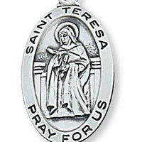 Sterling Silver St. Teresa of Avila (1") - Unique Catholic Gifts