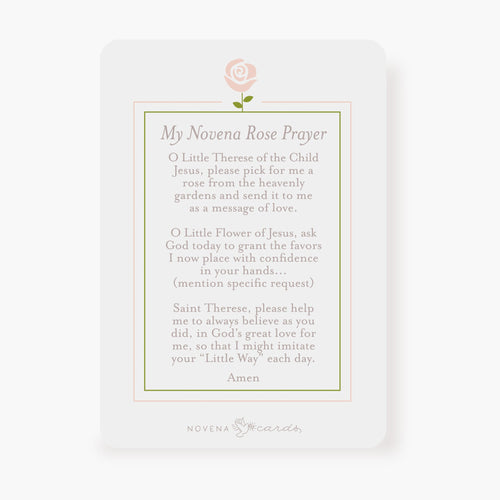 St. Therese Prayer Card | Pray For Us - Unique Catholic Gifts