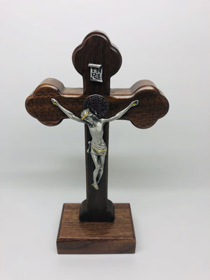 Saint Benedict Standing Crucifix 8