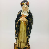 Saint Rose of Lima Statue  (9") - Unique Catholic Gifts