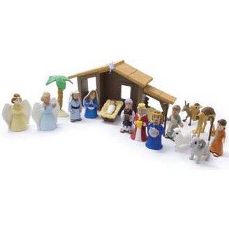 Tales of Glory Nativity Set with Talking Mary Figurine. - Unique Catholic Gifts