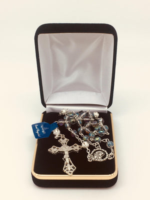 Crystal Rosary with Real Crystal - Unique Catholic Gifts