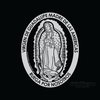 Virgen de Guadalupe Transparent Car Decal (4.25 × 5.75") - Unique Catholic Gifts