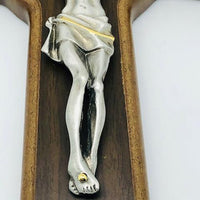 Wood St. Benedict Wall Crucifix (10") - Unique Catholic Gifts